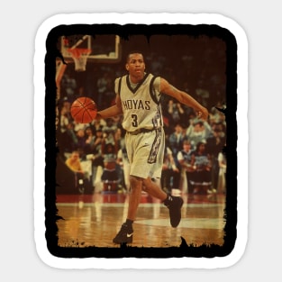 Allen Iverson - Vintage Design Of Basketball Sticker